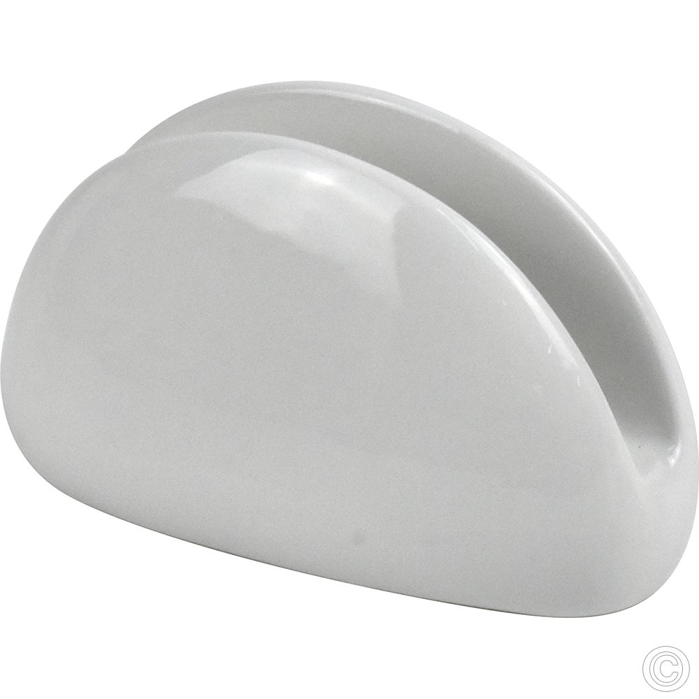 Porcelain Napkin Holder 12 x 6cm White 