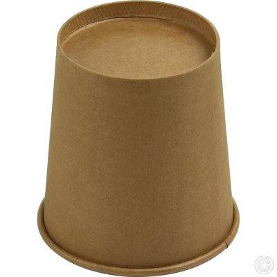 Microwavable Kraft Soup Cups With Lids 453ml (16oz) 25 Pack