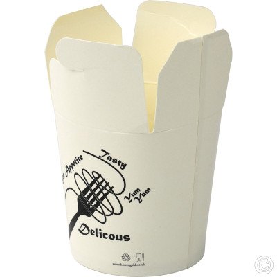 Noodle Box With Tuck Top Lid (FT1) 453ML (16oz) 50 Pack