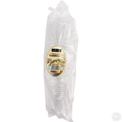 Paper Portion Pot RPET Lid Kraft 50pk 28ml/1oz