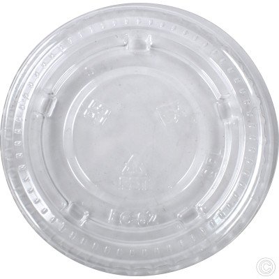 HorecaGold Paper Portion Pot RPET Lid Kraft 50pk 2oz & 4oz