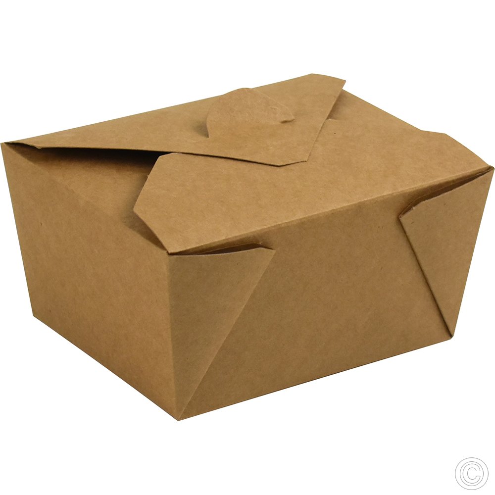 No.1 Kraft Snack Box 750ml/26oz 50 Pack