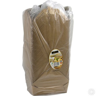 No.3 Kraft Snack Box Brown 2000ml/70oz 50 Pack