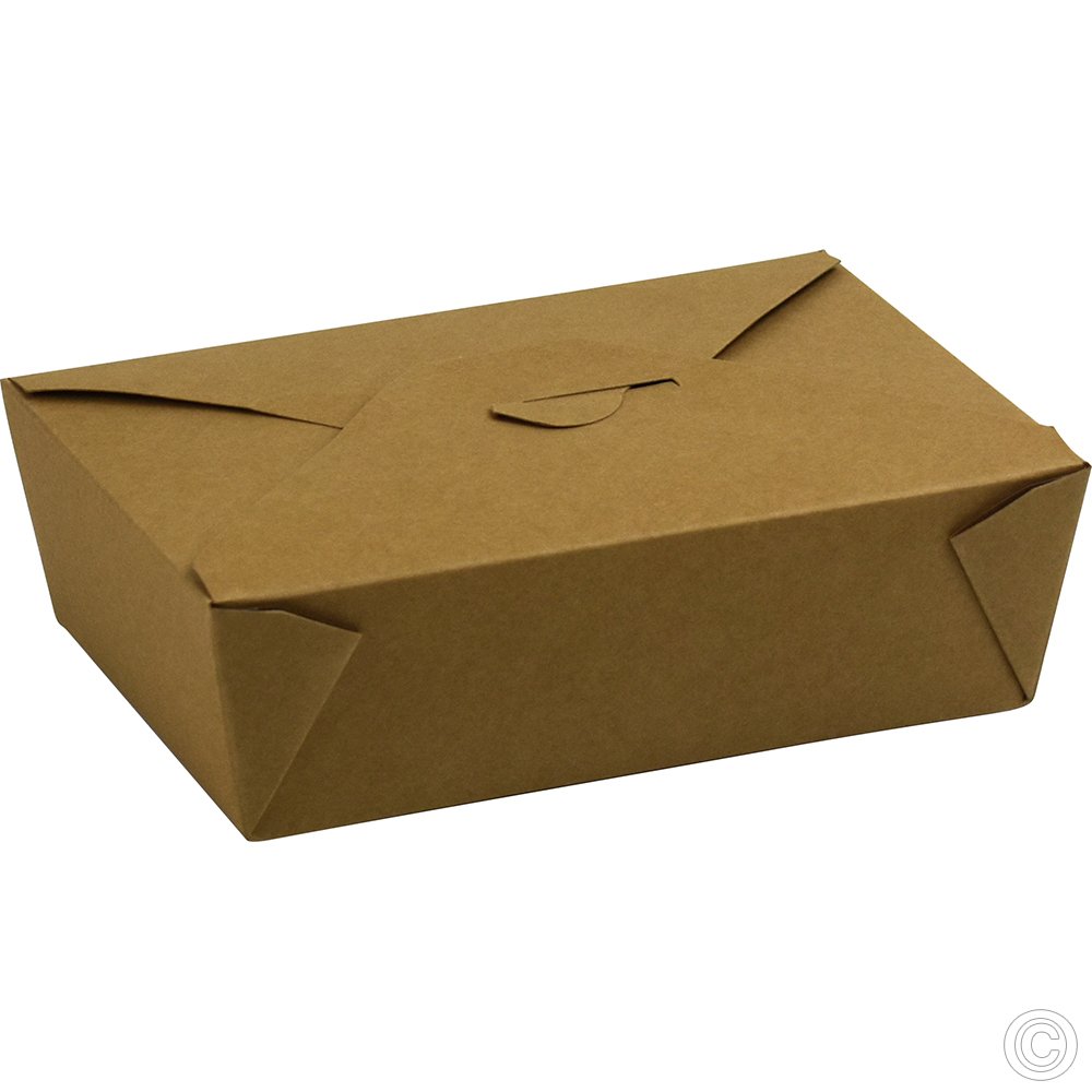 No.3 Kraft Snack Box Brown 2000ml/70oz 50 Pack