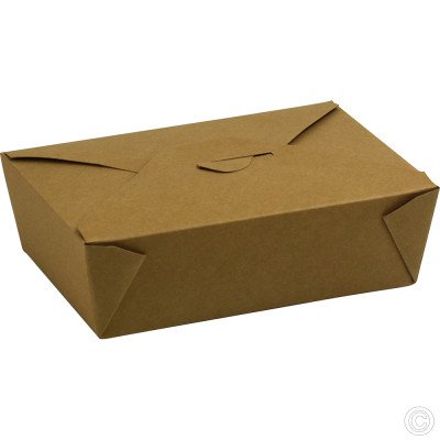 No.3 Kraft Snack Box Brown 2000ml/70oz 50 Pack