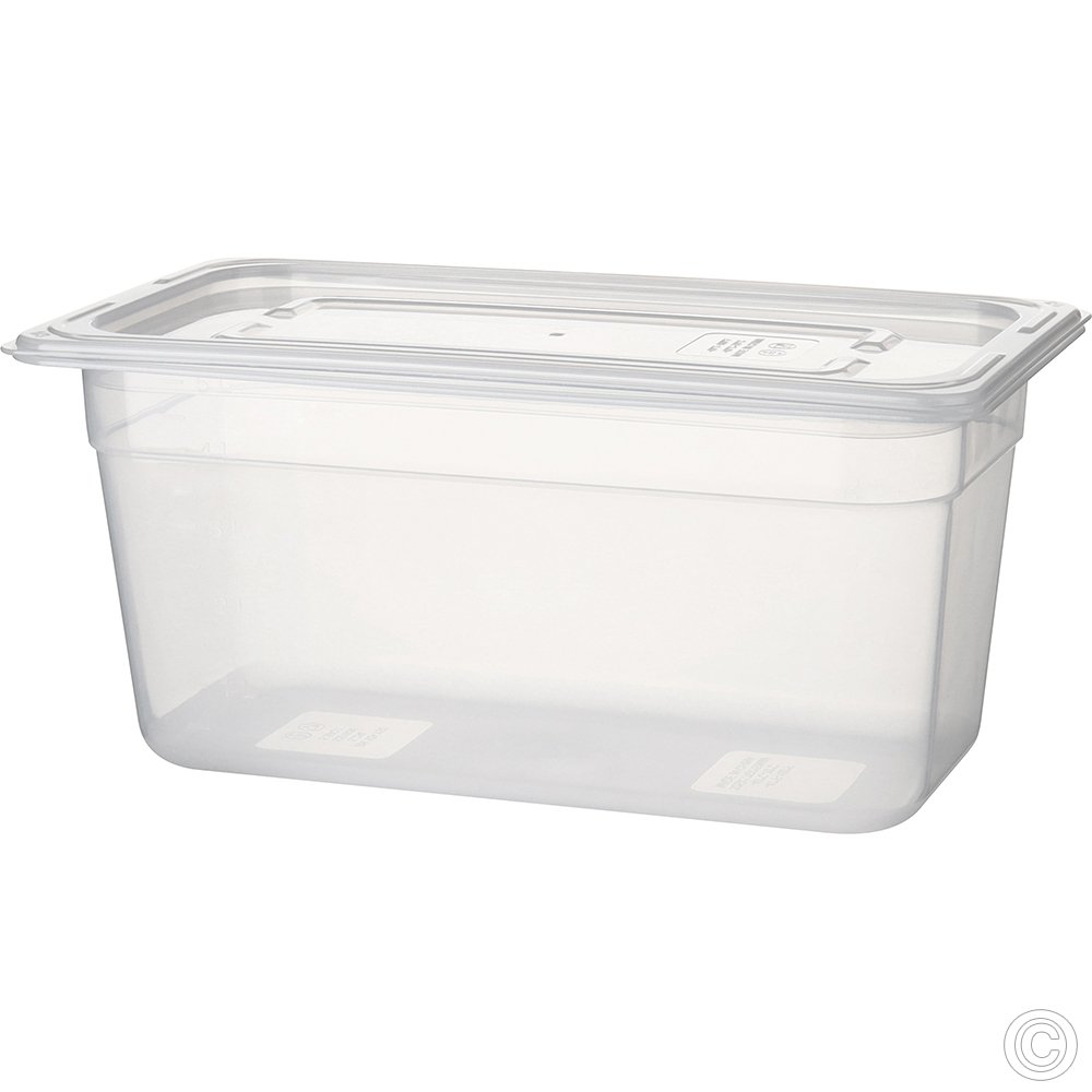 Polypropylene Gastronorm 1/4 100mm Deep