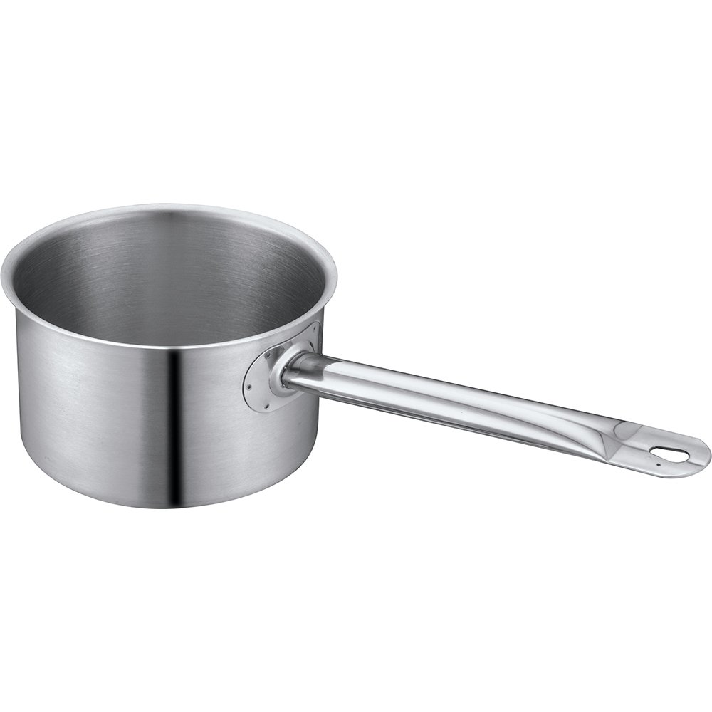 Stainless Steel High Body Induction Sauce Pan with Lid 95mm
