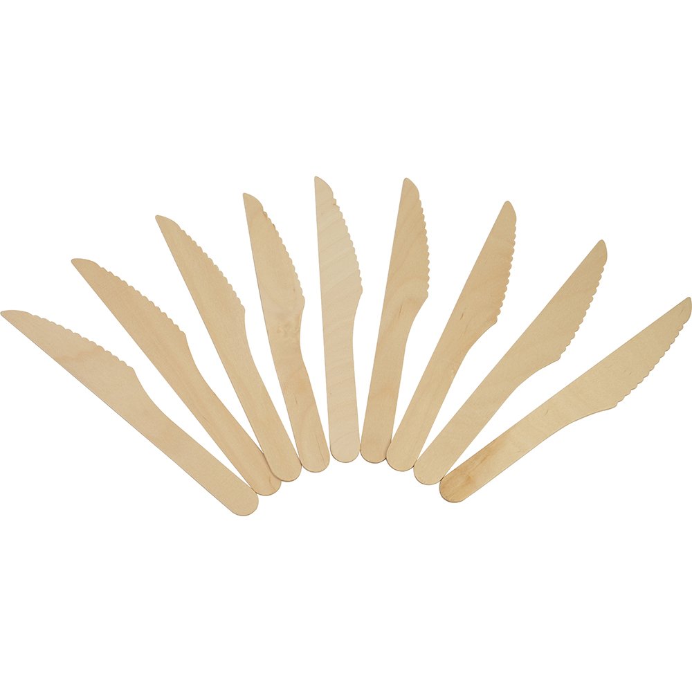 Compostable Wooden Knife 50 Pack