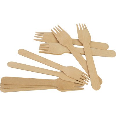 Compostable Wooden Fork 50 Pack