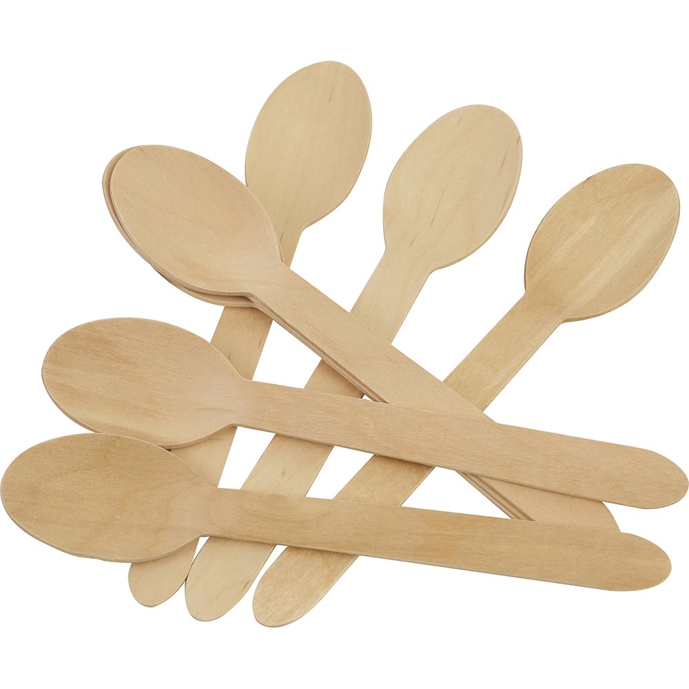Compostable Wooden Spoon 50 Pack