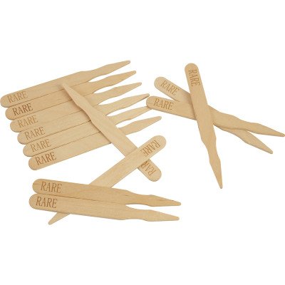 Compostable Wooden Steak Marker 90mm Rare 100 Pack