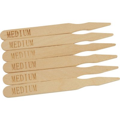 Compostable Wooden Steak Marker 90mm Medium 100 Pack