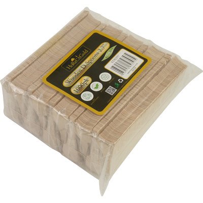 Compostable Wooden Ice Cream Spoons 1000 Pack