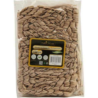 Compostable Wooden Ice Cream Bow Tie Sticks 1000 Pack