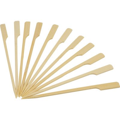 Compostable Bamboo Skewers Teppo Gushi Gun Shape S/Point 5.9