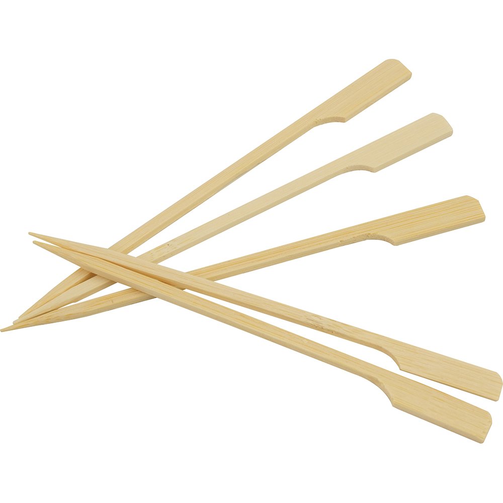 Compostable Bamboo Skewers Teppo Gushi Gun Shape S/Point 5.9