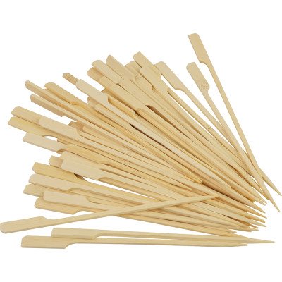 Compostable Bamboo Skewers Teppo Gushi Gun Shape S/Point 7