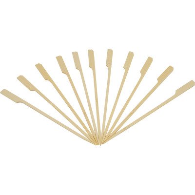 Compostable Bamboo Skewers Teppo Gushi Gun Shape S/Point 7