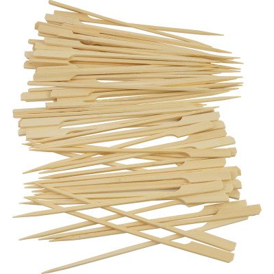 Compostable Bamboo Skewers Teppo Gushi Gun Shape S/Point 7.9