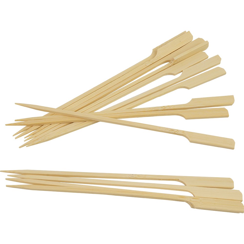 Compostable Bamboo Skewers Teppo Gushi Gun Shape S/Point 7.9