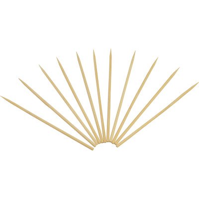 Compostable Bamboo Skewers Round S/Point 177mm 1000 Pack