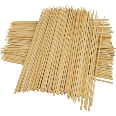 Compostable Bamboo Skewers Round S/Point 305mm 1000 Pack