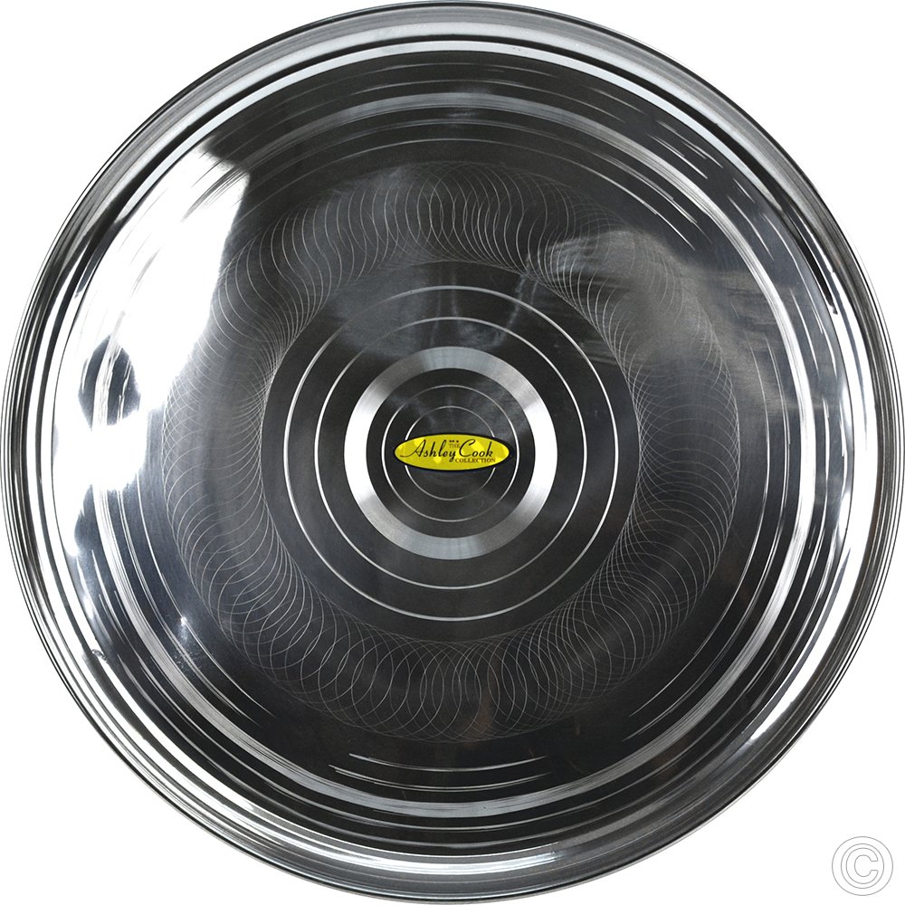 Stainless Steel Round Tray 55 cm