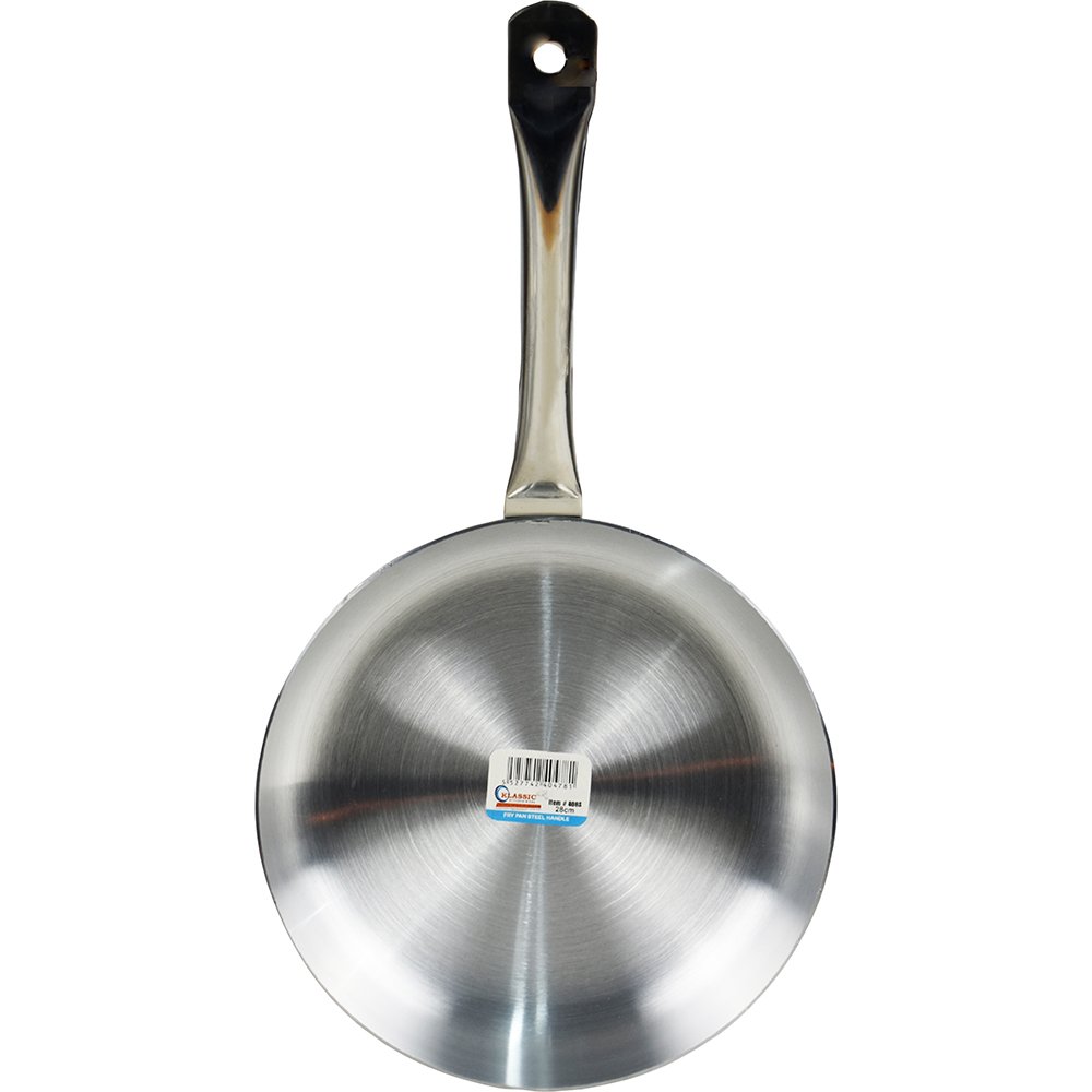 Klassic 28cm Aluminium Frying Pan With Stainless Steel Handle