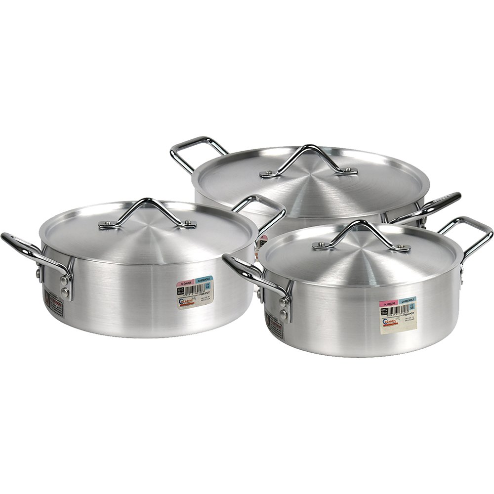 Klassic Aluminium Fish Pot 26-28-30cm