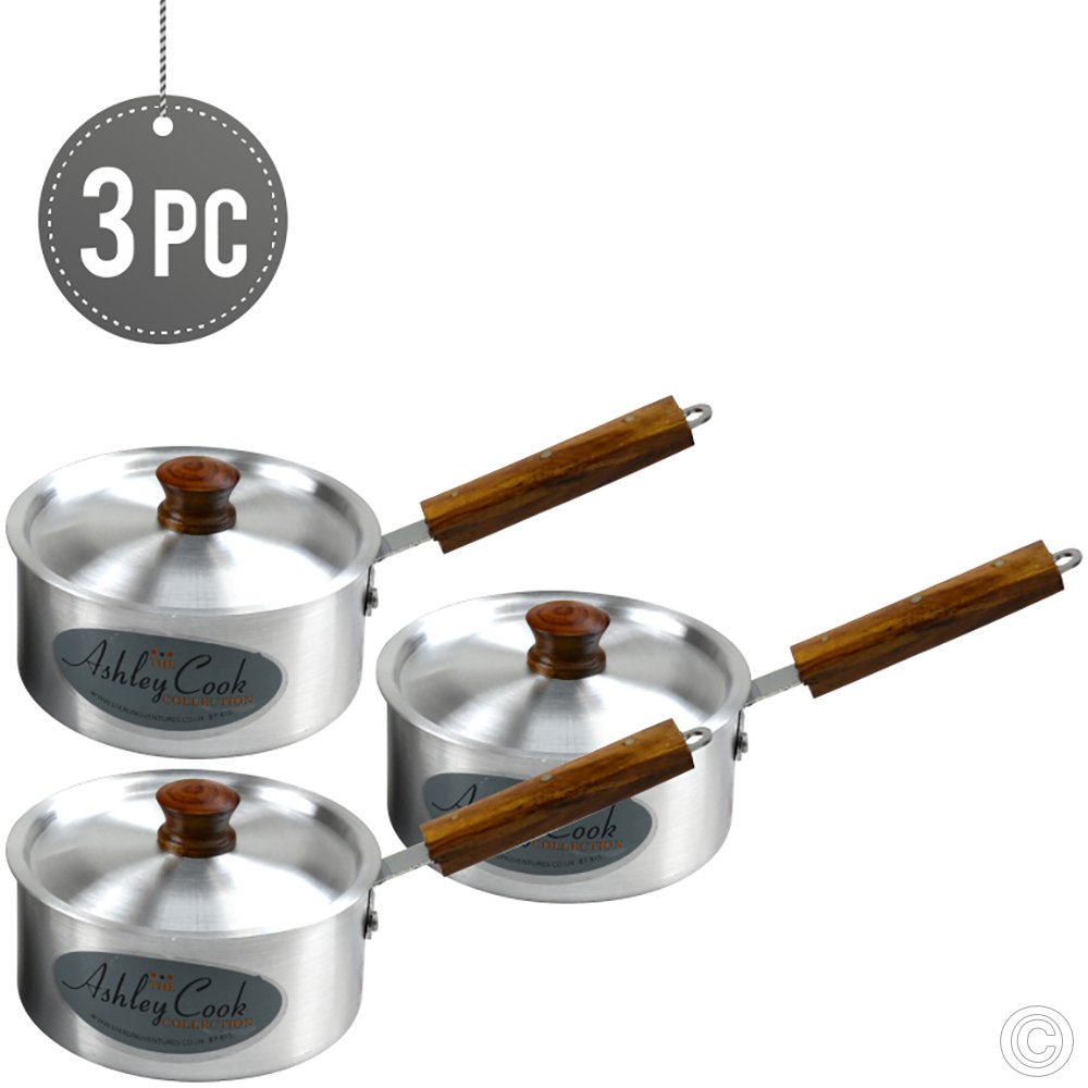 Klassic Aluminium Sauce Pan With Lid 22,24,26 cm