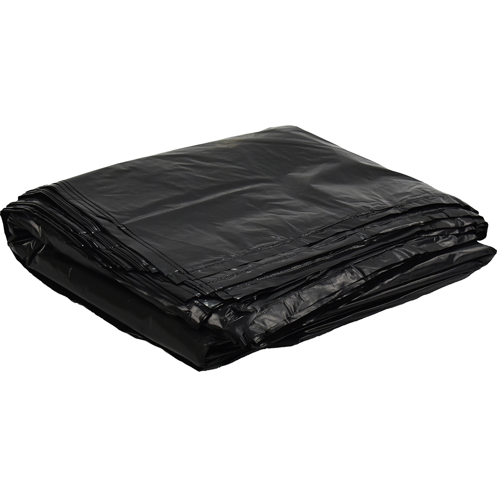 Extra Heavy Duty Black Bin Bags (Flat Pack) 90L 200 Pack