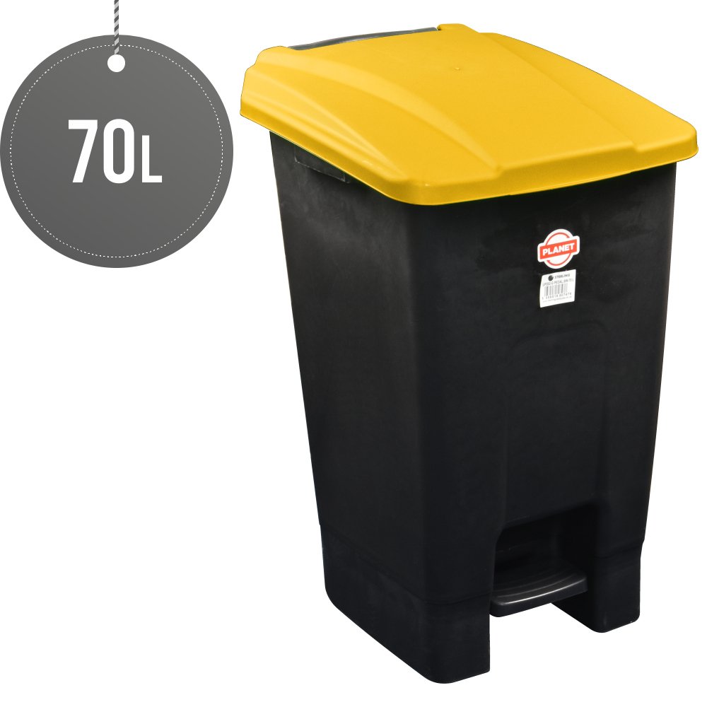 Wheelie Bin 70L Yellow