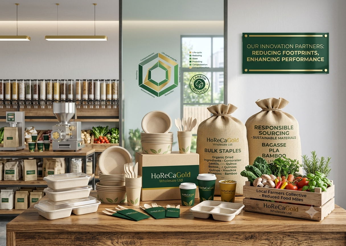 Eco-friendly catering and food packaging range
